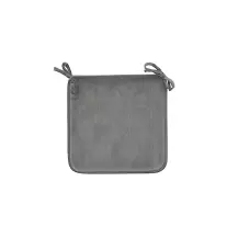 Cuscino Sedia Lilou Atmosphera 38x38 cm Grigio | Generoso
