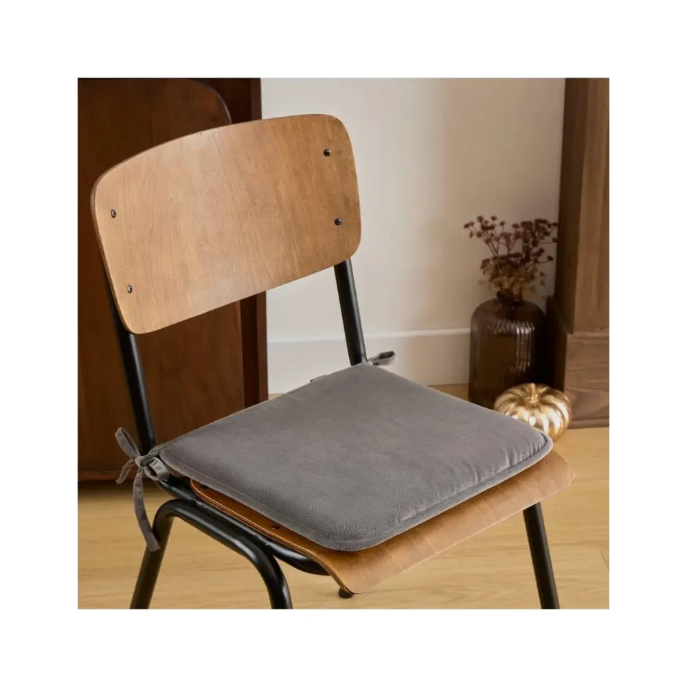 Cuscino Sedia Lilou Atmosphera 38x38 cm Grigio | Generoso