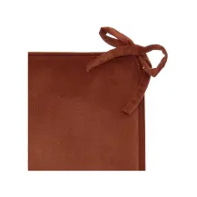 Cuscino Sedia Lilou Atmosphera 38x38 cm Terracotta | Generoso