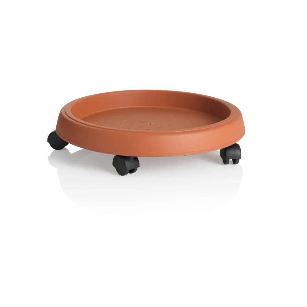 Sottovaso con Ruote Terracotta 30 cm Bama | Generoso Casalinghi