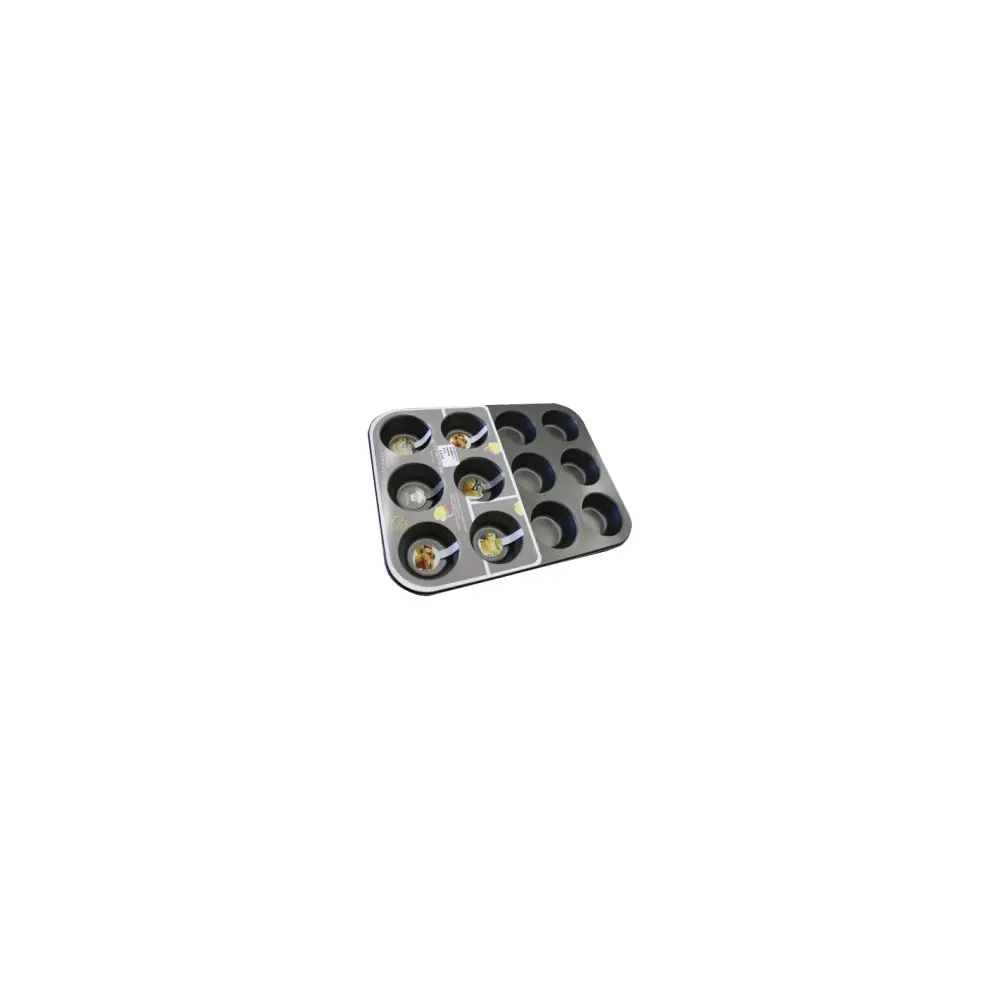 Stampo Muffin 12 Posti Alluminio Euronovità | Generoso Casalinghi