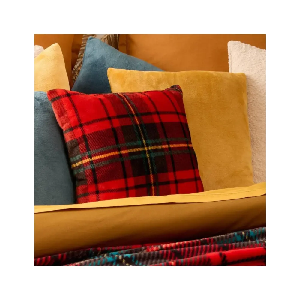 Cuscino Brody Rosso 40 x 40 cm Poliestere | Generoso Casalinghi