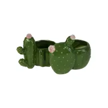 Vasetto Cactus Verde in Ceramica | Generoso Casalinghi