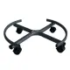 Supporto Carrello per Fusto Olio Inox Basso