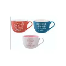 Tazza in Porcellana Star 15x8 cm Assortita | Generoso Casalinghi