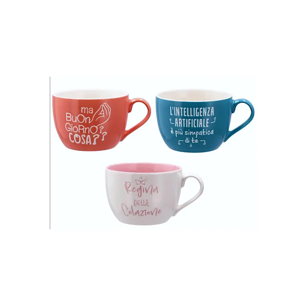 Tazza in Porcellana Star 15x8 cm Assortita | Generoso Casalinghi