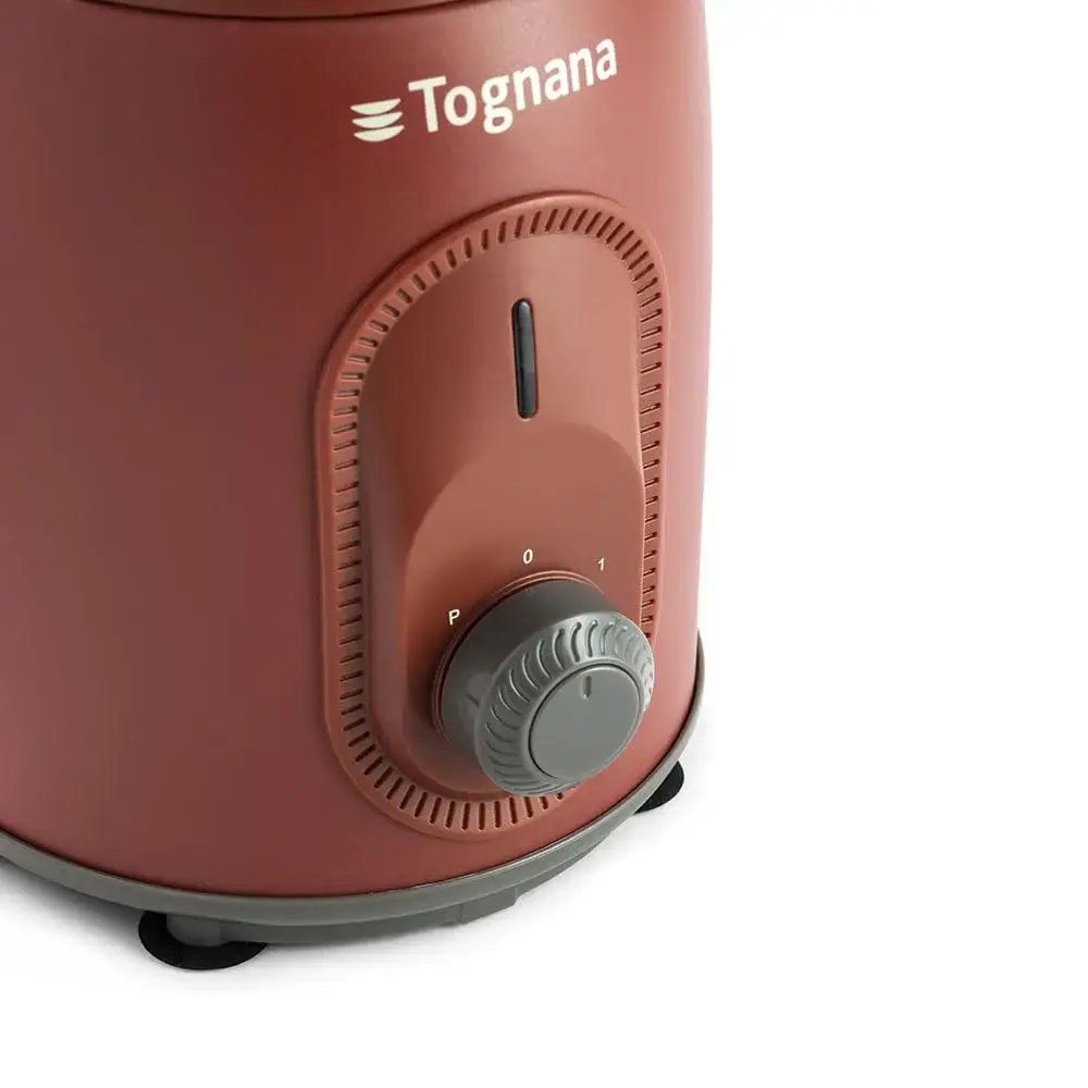 Tognana Iridea Frullatore 4 Lame Tritaghiaccio 0,8L Rosso Mela