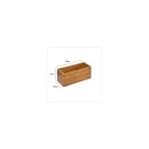 Portautensili Bamboo 23x9x9 cm 5 Five | Generoso Casalinghi