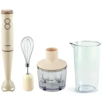 Tognana Iridea Frullatore a Immersione 3 in 1 Champagne