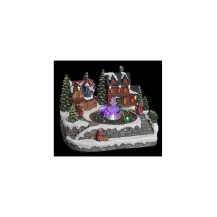 Giostrina Fontana Feeric in Resina con LED | Generoso Casalinghi