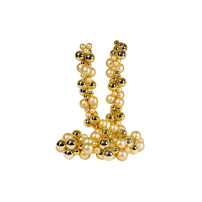 Ghirlanda Natale Sfere Oro 180 cm PVC New Bi