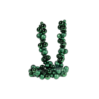 Ghirlanda Natale Sfere Verdi 180 cm PVC New Bi