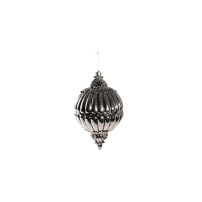 Pendente Natalizio Argento 33 cm PVC New Bi | Generoso Casalinghi