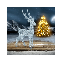 Renna Luminosa Lotti 3D 85 cm, 120 LED | Generoso Casalinghi