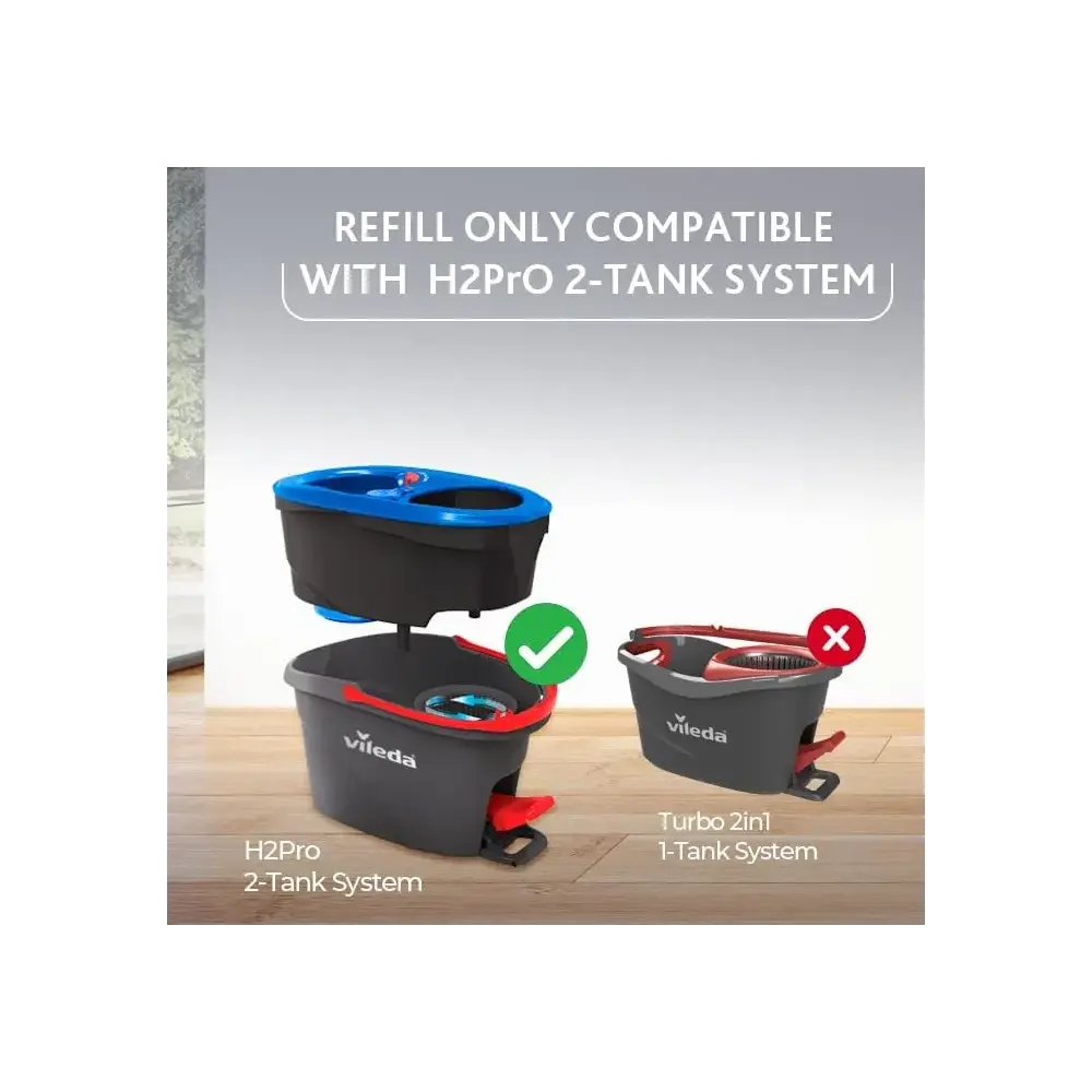 Vileda H2PrO Spin Mop sistema lavapavimenti con centrifuga