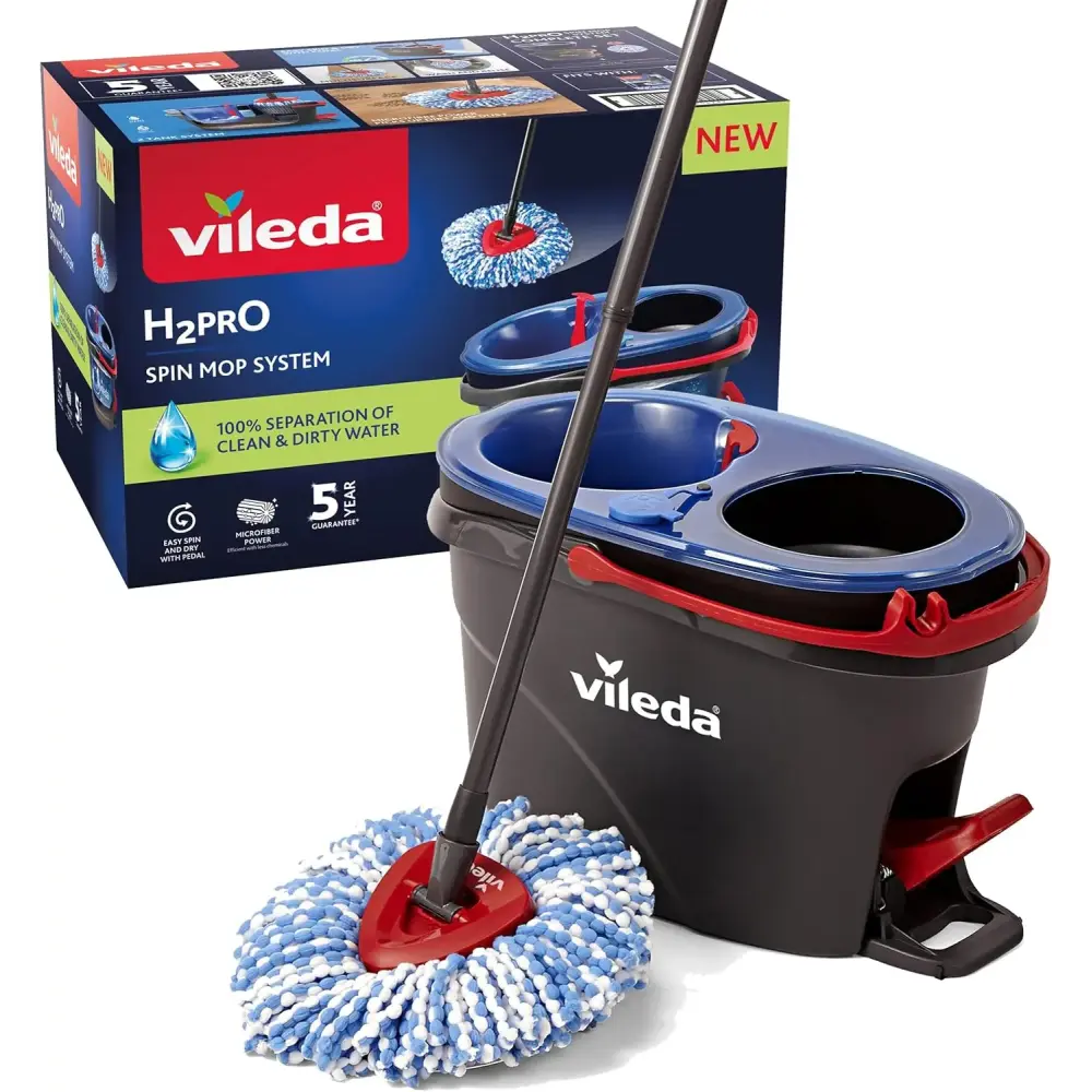 Vileda H2PrO Spin Mop sistema lavapavimenti con centrifuga