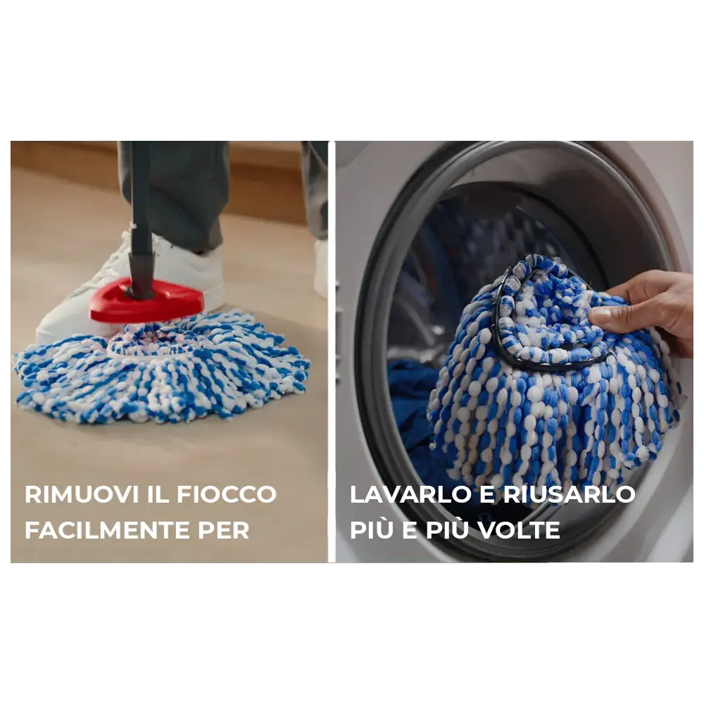Vileda H2PrO Spin Mop sistema lavapavimenti con centrifuga