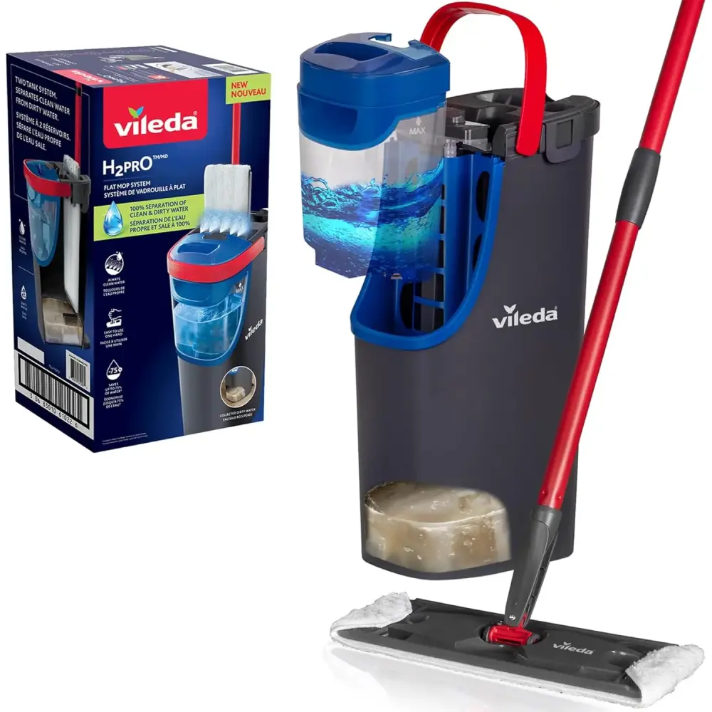 Vileda H2PrO Flat Mop sistema lavapavimenti piastra piatta