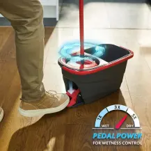 Vileda Turbo Smart lavapavimenti con centrifuga a pedale