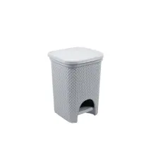 Pattumiera Bagno Intreccio 6 Lt Bianco Belli e Forti | Generoso Casalinghi
