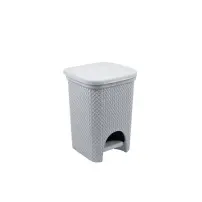 Pattumiera Bagno Intreccio 6 Lt Bianco Belli e Forti | Generoso Casalinghi
