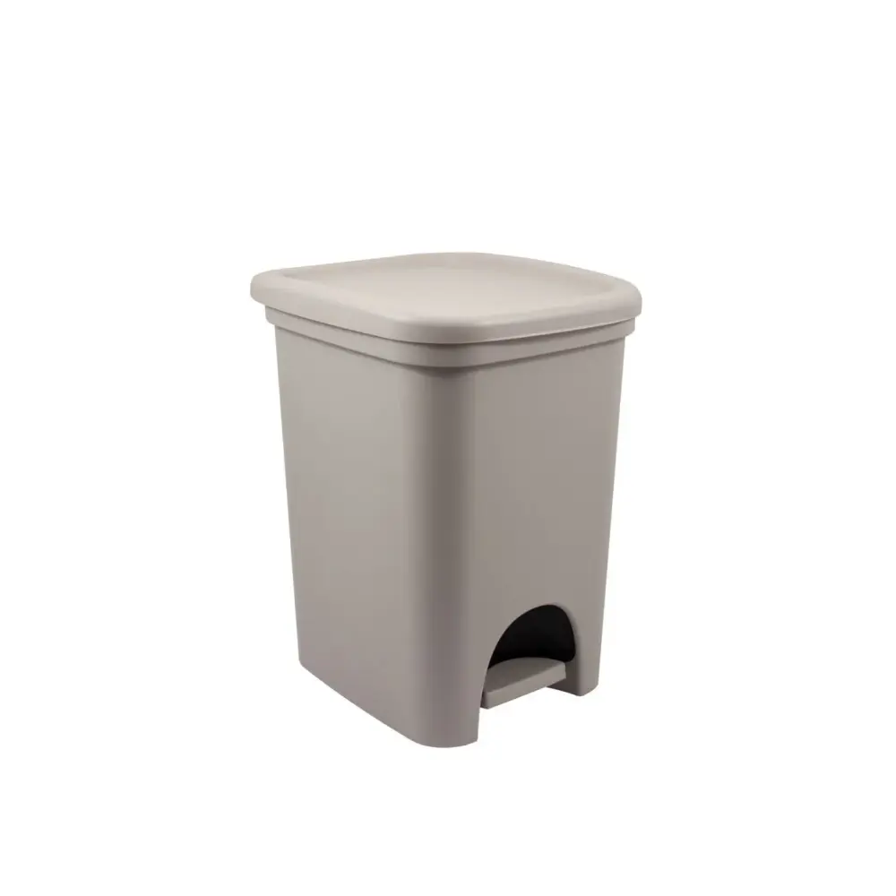 Pattumiera a Pedale Colors 18 Lt Tortora Belli e Forti | Generoso Casalinghi