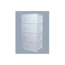 Cassettiera Pratika Kool 4 Cassetti Bianco | Generoso Casalinghi