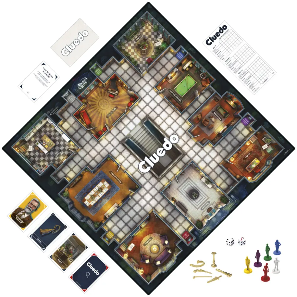 Cluedo Classico Refresh Hasbro | Gioco da Tavolo Mistero