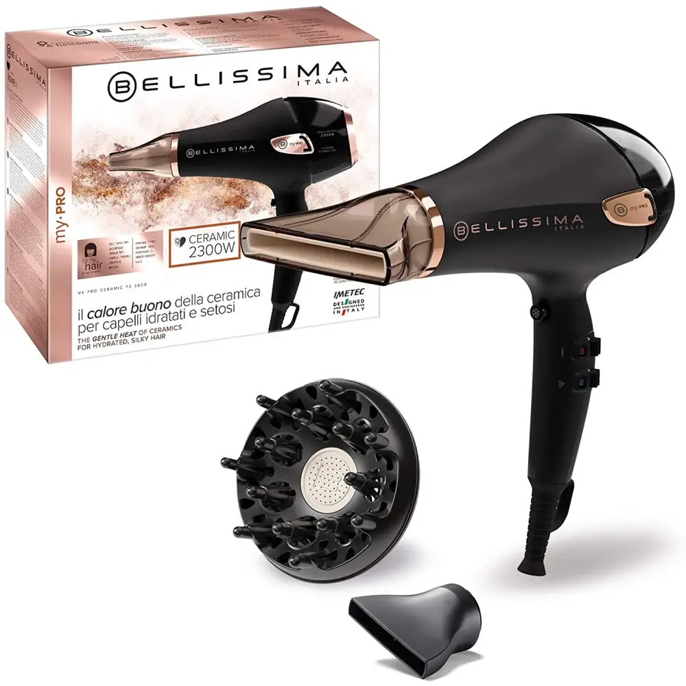 Bellissima Imetec Ceramic P5 3800 | Asciugacapelli 2300W Ceramico