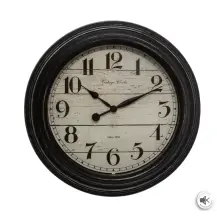 Orologio da Parete Elyssa Effetto Legno Vintage
