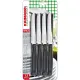 Kaimano Dinamik Coltelli da Tavola 12 pz Nero