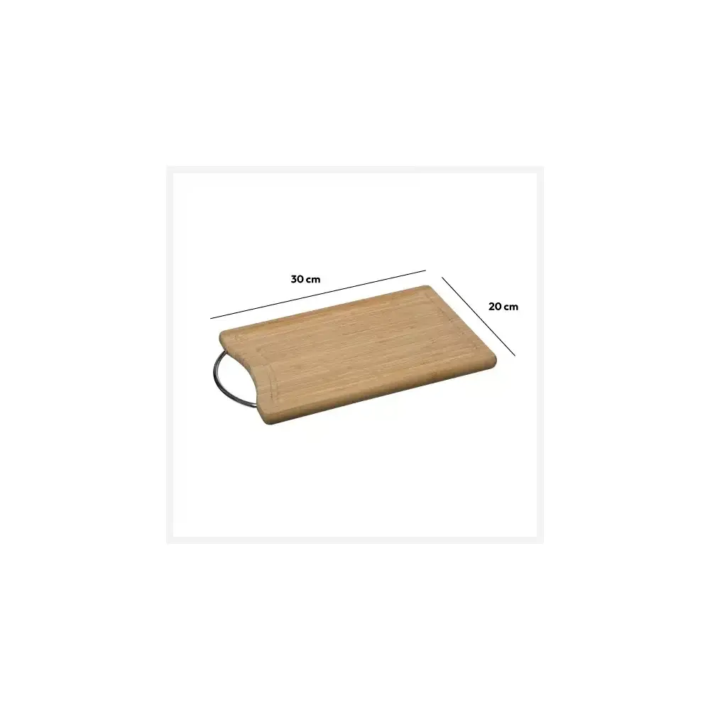 Tagliere in Bamboo 30x20 cm con Manico | 5FIVE
