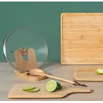 Tagliere con Manico in Bambù