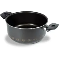 Casseruola Alluflon Costanza 24 cm Antiaderente, Manici Atermici, 4.9 Litri ALLUFLON