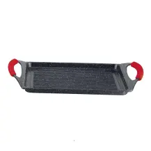 Piastra Grill Sfera 45x27 cm in Alluminio Pressofuso – Induzione Effetto Pietra