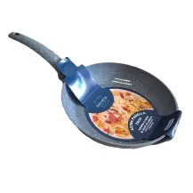 Padella Astra 24 cm per Induzione – Alluminio Forgiato Effetto Pietra Antiaderente