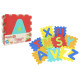 Tappetone Puzzle 9 Mattonelle Alfabeto