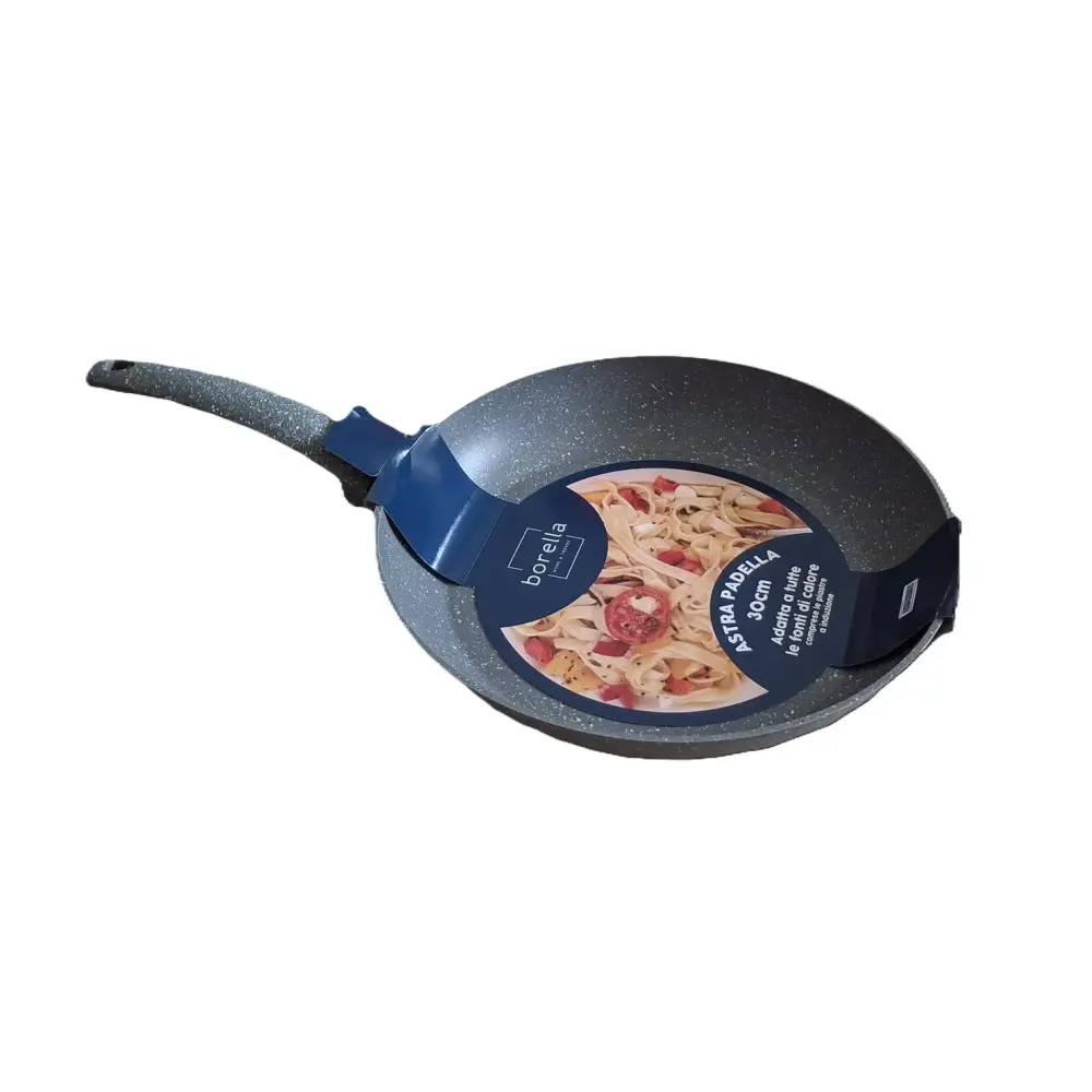 Padella Astra 30 cm per Induzione – Alluminio Forgiato Effetto Pietra Antiaderente - 25781