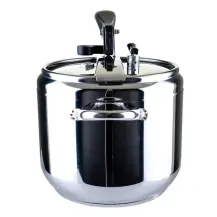 Pentola a Pressione Easy Abert 5 Litri – Acciaio Inox con Fondo Induzione