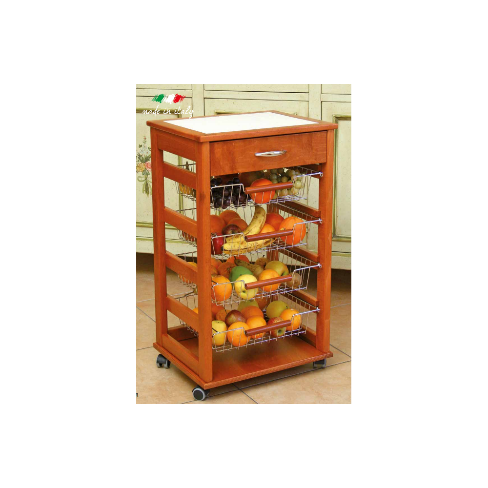 Carrello PORTAFRUTTA con cassetto
