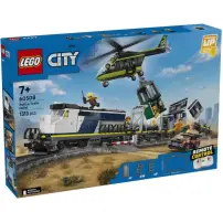 Lego City Rapina Al Treno Della Polizia 7+ Anni con Telecomandato