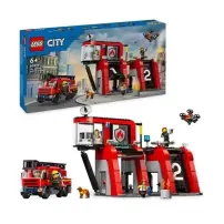 LEGO City 60414 Caserma Dei Pompieri e Autopompa
