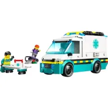 LEGO City Ambulanza di Emergenza 60451 con minifigure