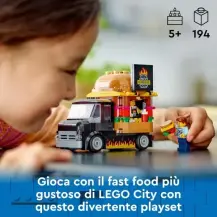 Lego City 60404 Furgone Degli Hamburger