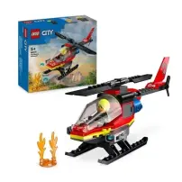 Lego City Elicottero Dei Pompieri 93 Pezzi - 60411
