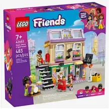 LEGO FRIENDS 42653 NEGOZIO DI MUSICA E APPARTAMENTO CON MINIFIGURE E ACCESSORI MUSICA
