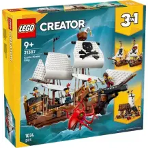 LEGO Creator 3 in 1 Iconica Nave da Pirata 31187 9+