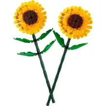 LEGO Botanicals 40524 Girasoli, Fiori Finti per Bambini 8+
