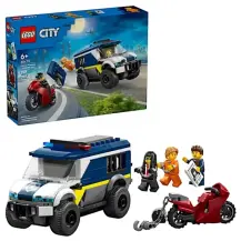 LEGO City 60479 Cellulare della Polizia Giocattolo, con Camion