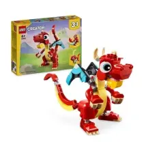 LEGO Creator 31145 3in1 Drago Rosso, Giochi per Bambini di 6+…